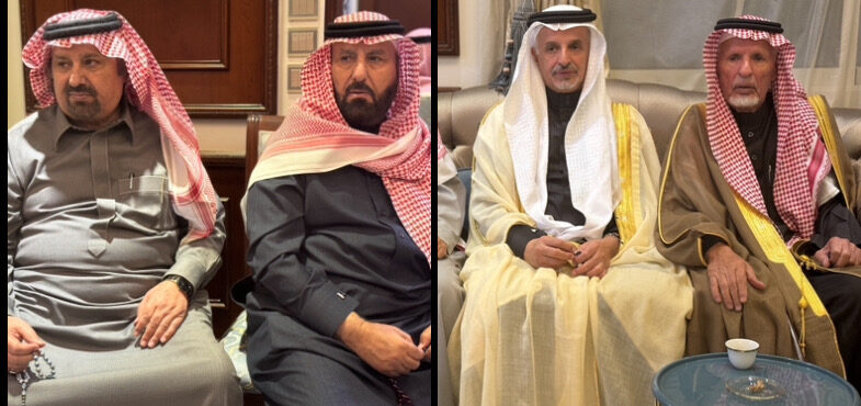 ضيافة معالي الشيخ عبدالله بن مجدوع للشيخ عبدالرحمن بن صيفي واسرة ال صيفي ومرافقيه
